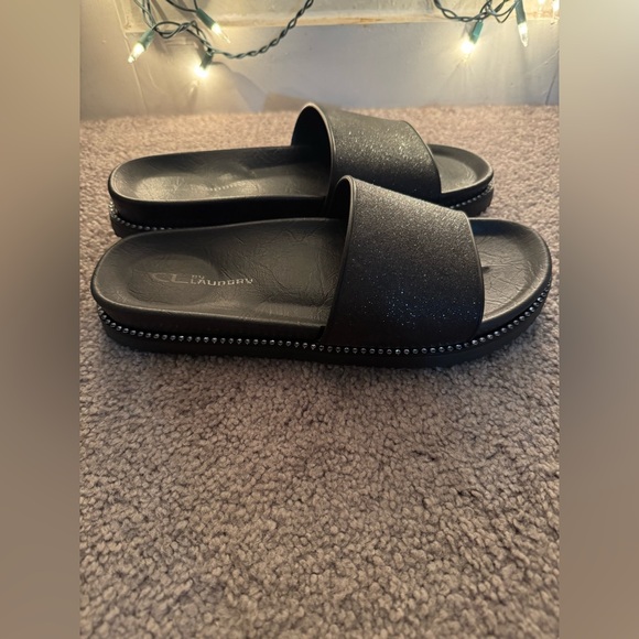 CL by Laundry "Glitter Effect" Sandals - Picture 2 of 7